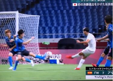 TOKYOオリンピック2020日本男子サッカー 準決勝　スペインとの違い